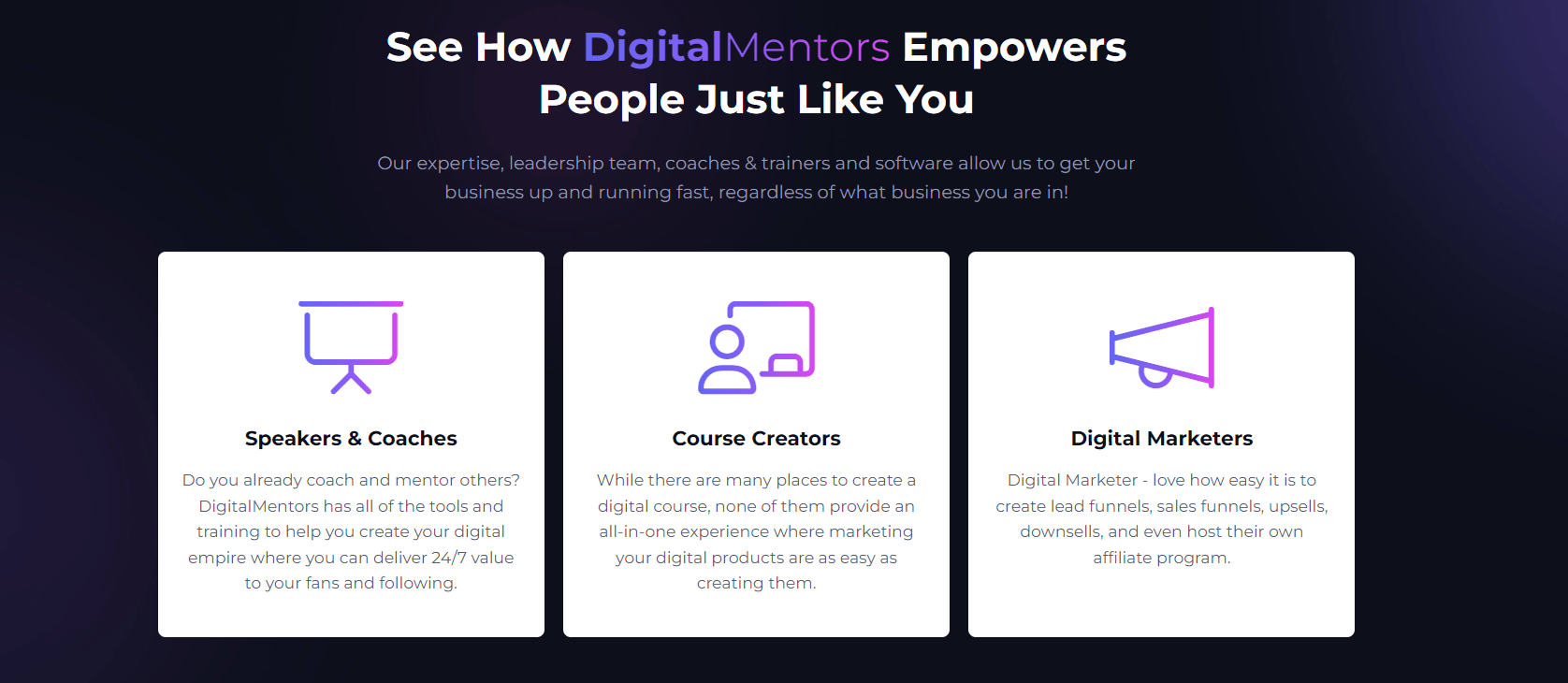 create your digital empire with digital mentors formaly know as myleadsystempro