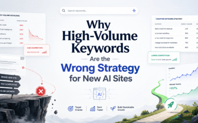 Why High-Volume Keywords Are the Wrong Strategy for New AI Sites